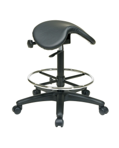 Office Star Work Smart Saddle Seat Stool