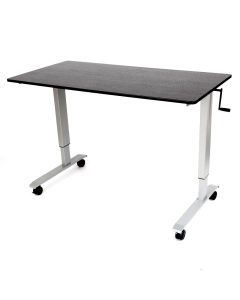 Luxor Height Adjustable Standing Desk, (Shown in Silver / Black)