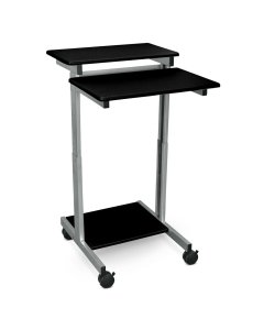 Luxor 24" W x 29" D Pin 34" - 46" Height Adjustable Standing Workstation