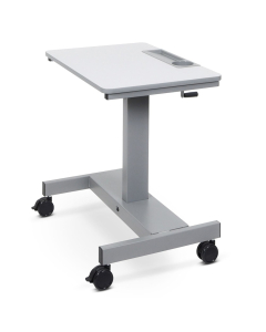 Luxor 28" W x 20" D Crank Mobile Sit-Stand STEM Student Desk, 29" - 42" H 