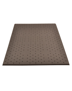 NoTrax T17 Superfoam Sponge Back Rubber Anti-Fatigue Floor Mats (Shown in Perforated, Black)