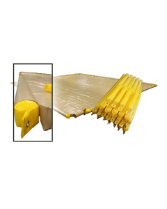 Eagle T8200-64 64" L Removable Foam Replacement Log for Berms (shown as set and in berm)