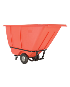 Vestil 1/2 Cubic Yard Plastic Tilt Cart Bulk Truck, 850 Lb Load