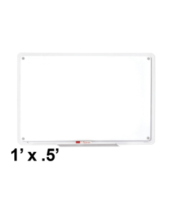 Quartet iQ Total Erase 1 ft. x .5 ft. Clear Frame Melamine Whiteboard