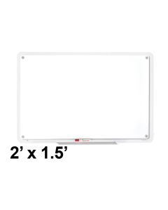 Quartet IQ Total Erase 2 ft. x 1.5 ft. Clear Frame Melamine Whiteboard