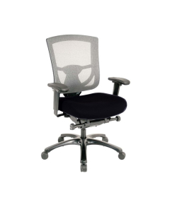 Eurotech TempurPedic Mesh-Back Mid-Back Fabric Task Chair (Shown in Black)