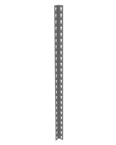 Tennsco 36" H Standard Angle Post for Z-Line Shelving, Medium Grey