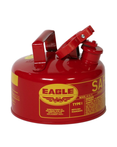 Eagle Type I 1 Gallon Galvanized Steel Metal Safety Can (red)
