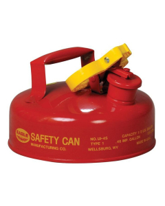 Eagle Type I 2 Quart Galvanized Steel Metal Safety Can (Shown in Red)