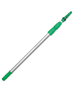 Unger Opti-Loc 14ft Aluminum Extension Pole, Green/Silver