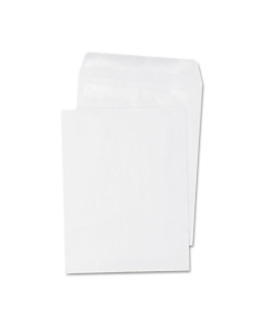 Universal One 6" x 9" Self-Stick #1 Open End Catalog Envelope, White, 100/Box