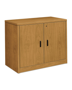 HON 105291CC 36" W x 20" D 2-Drawer Storage Cabinet with Doors, Harvest