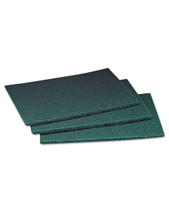 Scotch-Brite PROFESSIONAL 9" L x 6" W Commercial Scour Pad, Green, Pack of 60