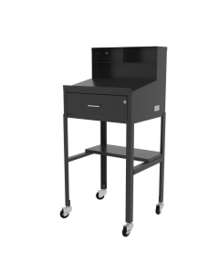 Valley Craft Industrial Mobile Shop Desk With Open Base, 400 lb Capacity