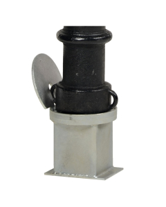 Vestil Replacement Socket Casting for Steel Bollard Post BOL-OR-40-BK