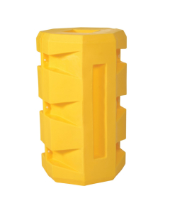 Vestil 42" H UV Protected Polyethylene Square Colum Protector, Yellow