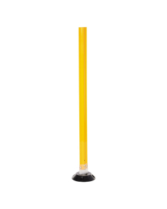 Vestil 48" H Surface Mounted Flexible Traffic Delineator Posts (Shown in Yellow)