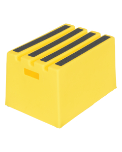 Vestil 1-Step Polyethylene Step Stool, Yellow