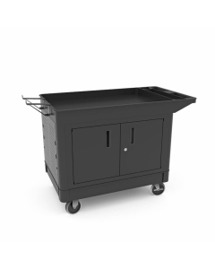 Luxor 26" W x 46" D x 33" H Industrial Work Cart With Locking Cabinet 500 lb Capacity