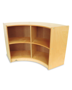 Whitney Brothers Curve-Out Storage Shelf
