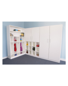 Whitney Brothers Classroom Storage Wall Shelving System