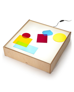 Whitney Brothers Superbright LED Tabletop Light Box (Shown in use, color shapes not included)