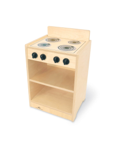 Whitney Brothers Let's Play Toddler Stove, Natural