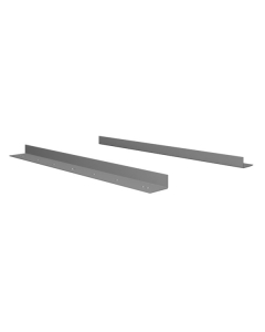 Tennsco 22" D Mounting Angles for Workbench, Medium Grey