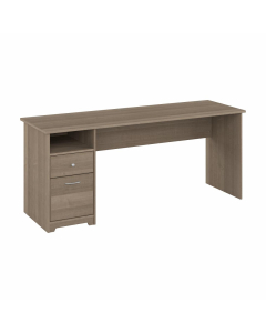 Bush Furniture Cabot 72" W Computer Desk with Drawers (Shown in Light Gray)