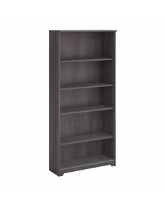 Bush Furniture Cabot Tall 5-Shelf Bookcase (Shown in Dark Grey)