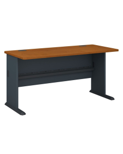 BBF Series A 60" W Straight Front Office Desk (Shown in Natural Cherry)