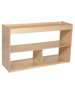 Wood Designs Childrens Classroom Backless Storage Shelving Unit & Learning Station