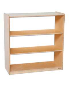 Wood Designs Childrens Classroom Storage 3-Shelf Bookshelf