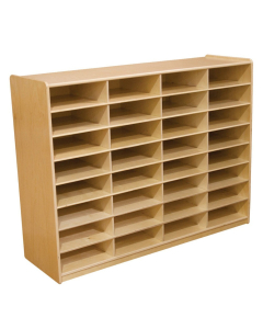 Wood Designs Childrens Classroom 32-Cubby Storage Unit