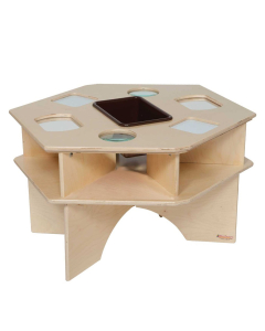 Wood Designs Deluxe Science Activity Table (Shown with Brown Tray)