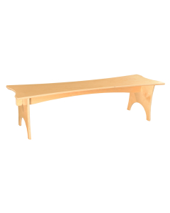 Wood Designs Scalloped Straight Benches