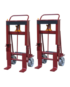 Wesco RNR-10 Rais-N-Rol 10,000 lb Load Machinery Movers, Steel Wheels