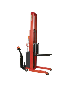 Wesco Fully Powered 1000 lb Load 56" to 76" Lift Electric Straddle Fork Stackers