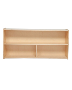 Wood Designs Classroom Mobile 3-Shelf Storage, Birch, 48" W x 15" D