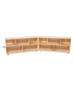 Wood Designs Childrens Classroom Extra Deep Mobile Storage Folding Unit