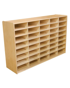 Wood Designs Childrens Classroom 40-Cubby Storage Unit