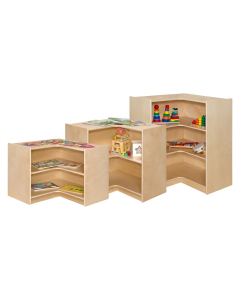 Wood Designs Childrens Classroom Corner Storage Shelving Units