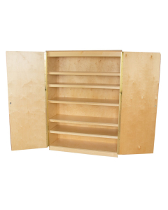 Wood Designs Childrens Classroom Storage and Resource Cabinet, Adjustable Shelves