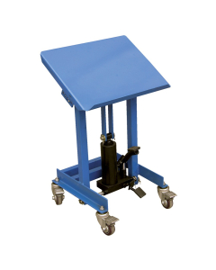 Vestil 330 lb Load 20" x 16" Platform Hydraulic Mobile Tilting Work Table