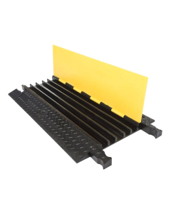 Checkers 5-Channel Yellow Jacket Cable Protector (Standard ramp shown)