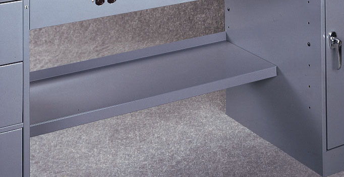 Tennsco SM-42 Lower Shelf for 72" W Top Modular Electronic Workbenches (Shown in Medium Grey)