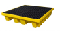 Ultratech 1230 P4 51" W x 51" L Nestable Spill Pallet without Drain, 66 Gallons