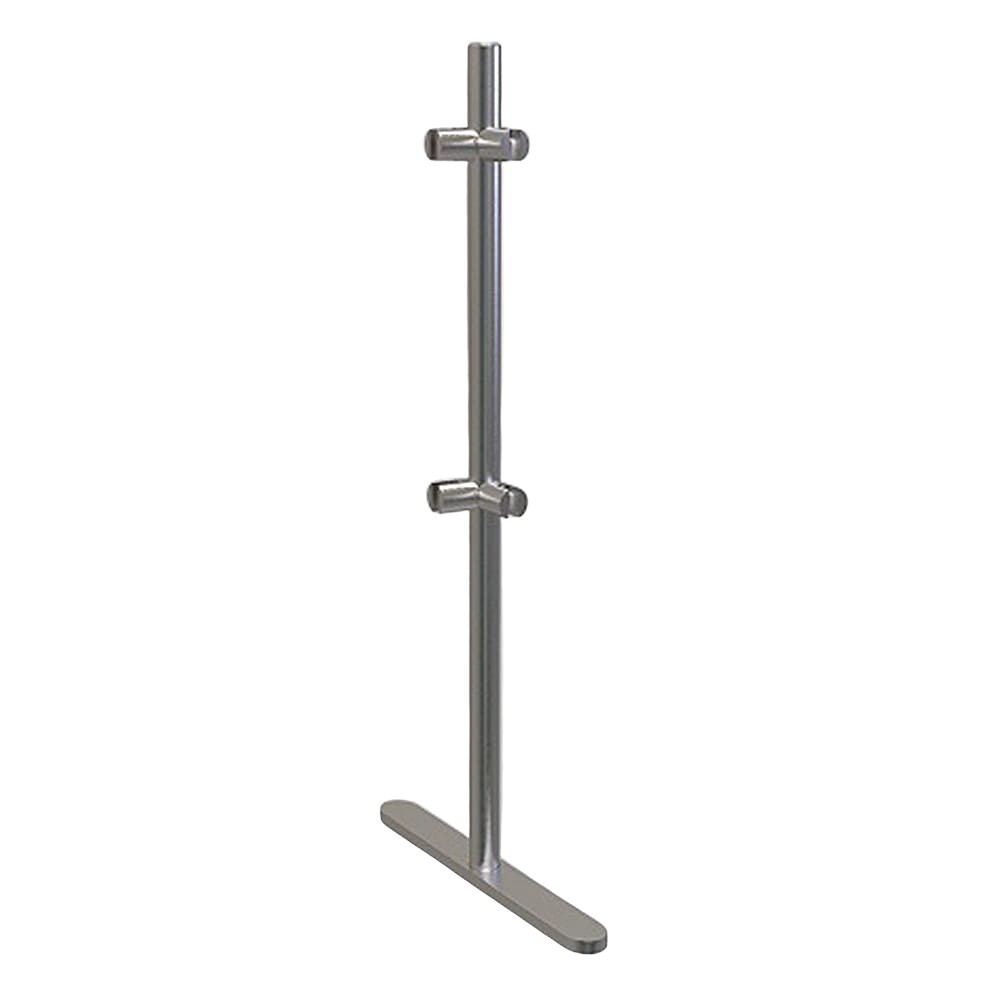 ADM EP6 275 H Stainless Steel Corner Post for Freestanding Sneeze Guards