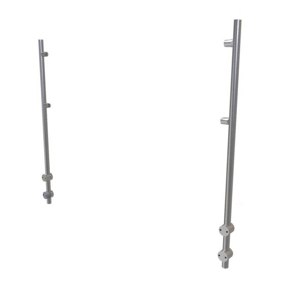 ADM EP7 Aluminum Posts for Bolted Sneeze Guards Set of 2