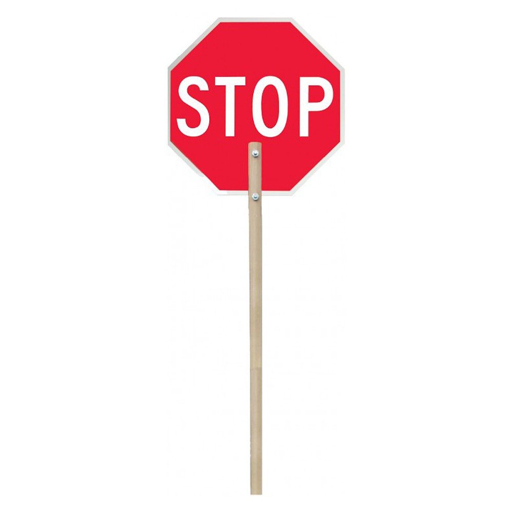 Accuform 18 STOP Sign with 60 Handle